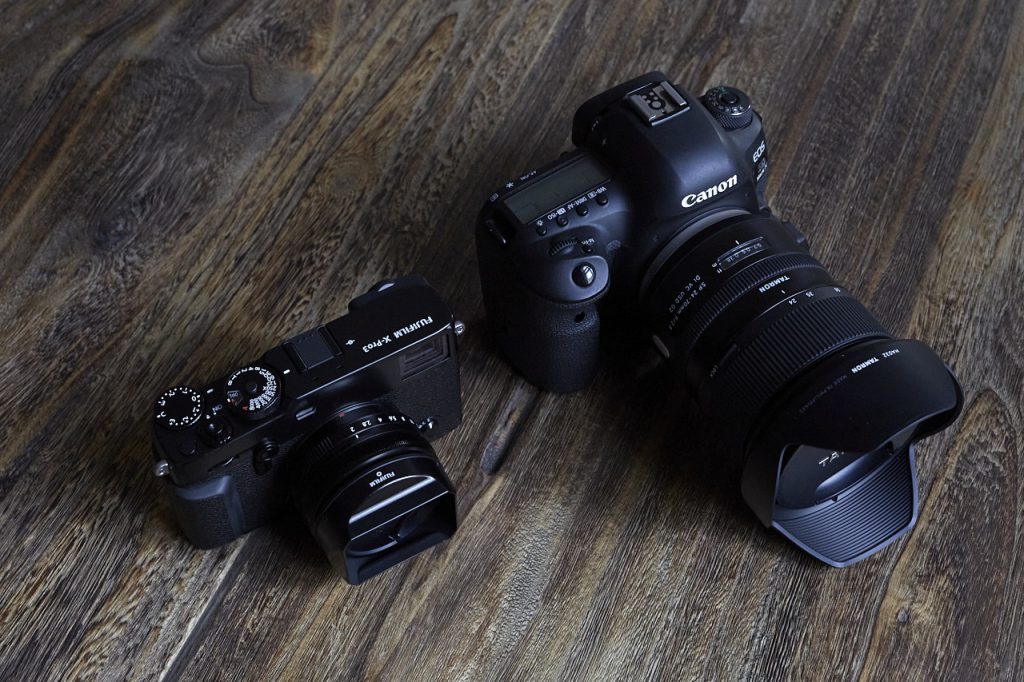 Fujifilm X-Pro3 und Canon 5D Mark IV